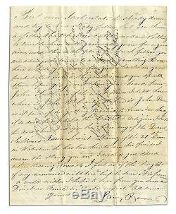 Civil War Union Soldier Autograph Letters Signed 63rd New York Infantry NY Ship