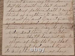 Civil War Union Soldier Robert Hill Letter to Sister Catlett Station VA Oct 1863