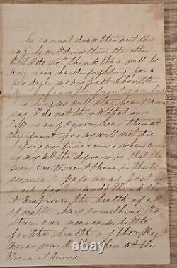 Civil War Union Soldier Robert Hill Letter to Sister Catlett Station VA Oct 1863