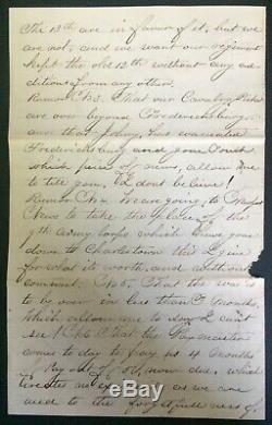 Civil War Union Soldier's Letter 3/31/1862 re life as a soldier in VA in 1862