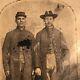 Civil War Union Soldiers 1/8th Plate Tintype Corporal Private Fredericksburg VA