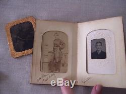 Civil War photos and tintype group album soldiers identified