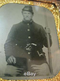 Civil War soldier ambrotype