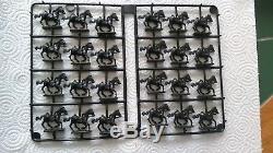 Civil War soldiers, cavalry, cannons lot unpunched 1/72 Plastic 648 units
