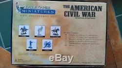Civil War soldiers, cavalry, cannons lot unpunched 1/72 Plastic 648 units