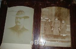 Civil war era to late 1800s Photo Album CDV CDVs, Tintypes tin type soldier