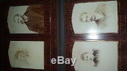 Civil war era to late 1800s Photo Album CDV CDVs, Tintypes tin type soldier