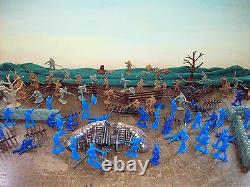 Classic Toy soldiers American Civil War playset with Marx +CTS parts
