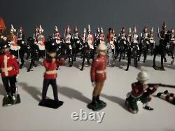 Collection Of 36 Britains Ltd Us CIVIL War Plastic/ Lead Toy Soldiers