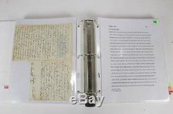 Collection of 116 Civil War Union Soldier Letters 1862 Historical Love Story