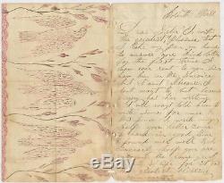 Collection of 116 Civil War Union Soldier Letters 1862 Historical Love Story