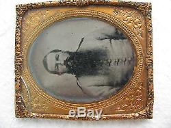 Confederate Civil War Soldier Photograph Ambrotype