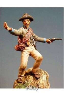 Confederate soldier at American Civil War 54mm Tin Painted Toy Soldier Art