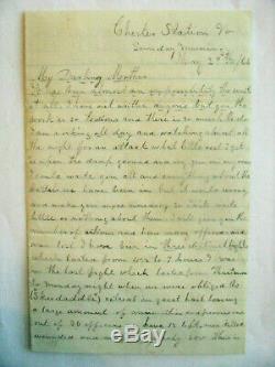 Connecticut CIVIL War Soldier Battle Letter Bermuda 100 Virginia