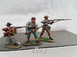 Conte ACW57102 Confederate Infantry Firing American Civil War Toy Soldier Set