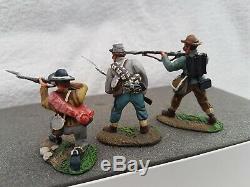 Conte ACW57102 Confederate Infantry Firing American Civil War Toy Soldier Set