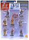 Conte Collectibles Plastic Painted CSA Infantry 54mm toy soldiers mint on card