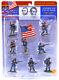 Conte Collectibles Plastic Painted Union Inf 54mm toy soldiers mint on card