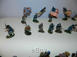 Conte Legends of the Silver Screen Civil War Soldiers Figures Confederate Lot