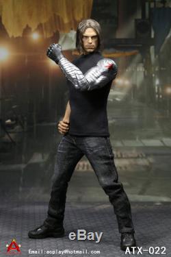 Custom ACPLAY 1/6 ATX022 Civil War Captain America Winter Soldier Bucky Figure