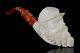 EGE Large Size Southern Civil War Soldier Pipe New Block Meerschaum W Case#25