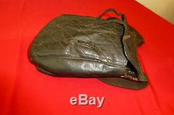 EXC CIVIL WAR ERA SOLDIER'S LEATHER HAVERSACK With ROLLER BUCKLES PROBABLE CS