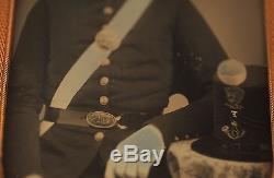 EXCELLENT 1/4 plate Daguerreotype Pre-Civil War Era Soldier Uniform US F