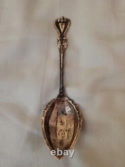 Early Civil War Confederate Soldier Sterling Silver Spoon