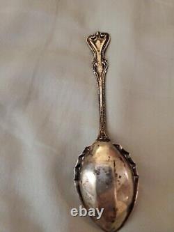 Early Civil War Confederate Soldier Sterling Silver Spoon