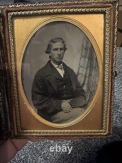 East Tennessee Jonesboro Quarter Plate Tintype Photographer Keen Union Soldier