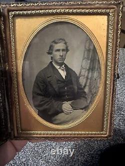 East Tennessee Jonesboro Quarter Plate Tintype Photographer Keen Union Soldier