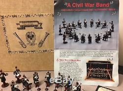 Ed Colarik's Patrick Gilmore's Civil War Band metal toy soldiers 54mm scale Ltd