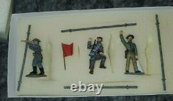 FRONTLINE FIGURES CIVIL WAR A. C. A. 2 Confederate Signalling Tower With 3 soldiers