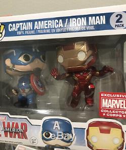 Funko Marvel Civil War Captain America Lot x 10 Falcon Winter Soldier Iron Man