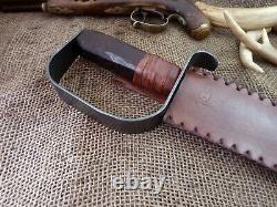 Gaucho Knife D-guard Bowie CIVIL War Confederate Soldier Army Fight Combat Sword