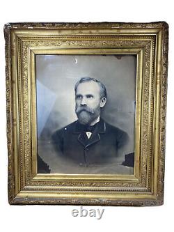 General Edmund Jackson Davis Portrait Civil War Soldier Lawyer Politician Framed