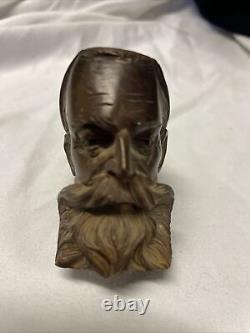 Gorgeous Hand Carved Pipe Zouave Soldier Possibly Civil War Era E. Koch Paris