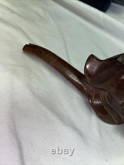 Gorgeous Hand Carved Pipe Zouave Soldier Possibly Civil War Era E. Koch Paris