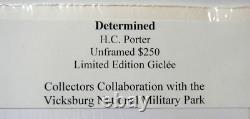 H. C. Porter Limited Ed. 6/250 Signed U. S. Army Union Soldier 27 x 21