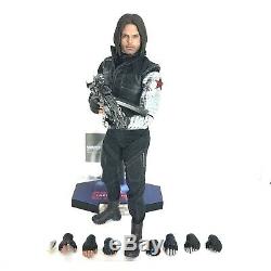 HOT TOYS 16 scale MMS351 Civil War BUCKY WINTER SOLDIER used COMPLETE no boxes