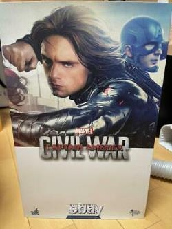 HOT TOYS MMS351 1/6 Captain America 3 Civil War Winter Soldier Bucky USED
