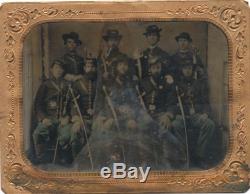 Half plate civil war soldier tintype