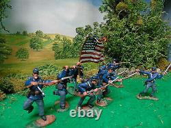 Hand Painted Paragon, Conte And Marx CIVIL War Soldiers