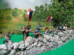 Hand Painted Tssd And Conte CIVIL War Soldiers
