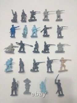 Handmade 24 Piece Set Revolutionary & Civil War Army Men Figurines 54mm New