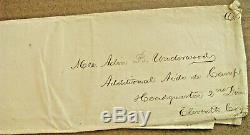 Harriet Beecher Stowe Soldier Son CIVIL War Letter 1863