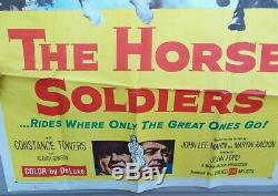 Horse Soldiers 1959 Orig John Ford John Wayne CIVIL War Us One-sheet