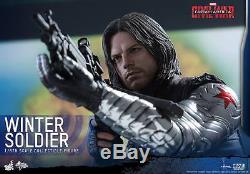 Hot Toys 1/6 MMS351 Civil War Captain America Winter Soldier Bucky Barnes New