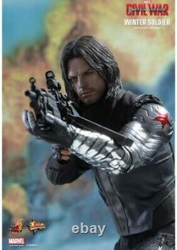 Hot Toys 1/6 Scale Captain AmericaCivil War Winter Soldier MMS351 MIB SEALED