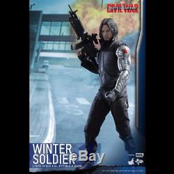 Hot Toys Captain America Civil War Winter Soldier MMS351 1/6th Figure MMS246 New